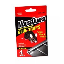 Pestguard Mouse Guard Disposable Glue Traps 4 Pack