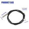 BOJACK 10K Temperature Sensor Probe, 1m Stainless Steel 3950 Temp