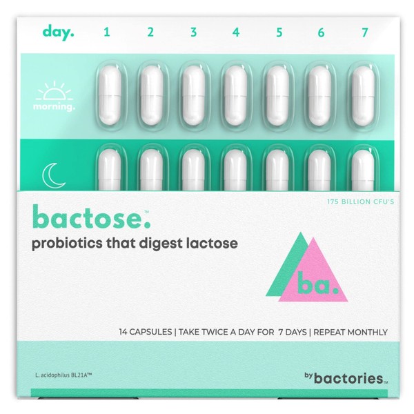 BACTOSE Probiotic Lactose Pills For Long Term Relief - Enjoy