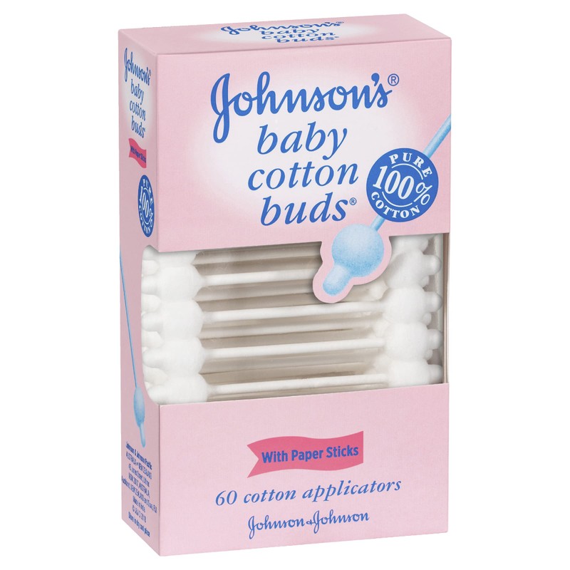Johnson's Gentle Baby Cotton Buds 60 Pack