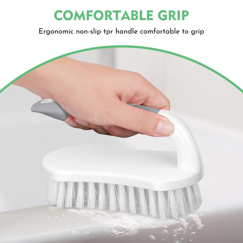 SetSail Scrub Brush, Heavy-Duty Scrub Brushes for Cleaning with Stiff