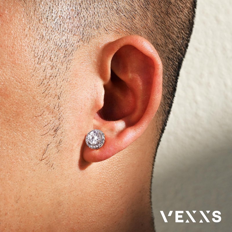 VEXXS 925 Sterling Silver Stud Earrings2