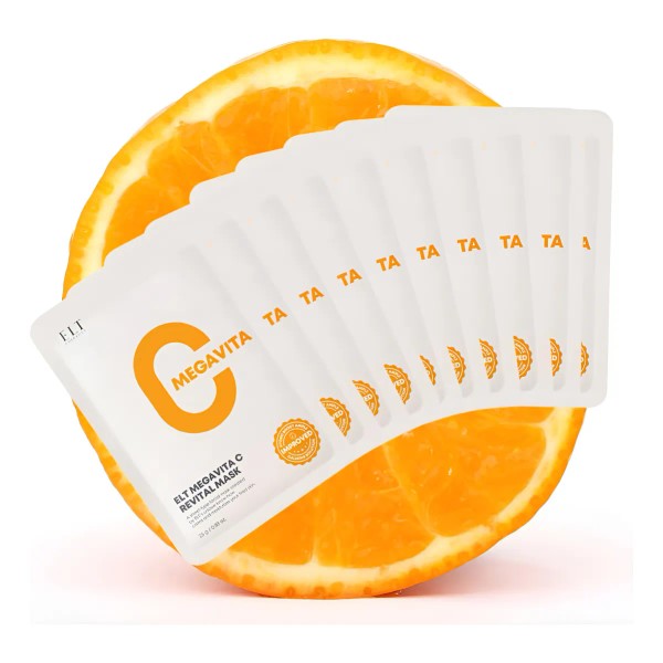 Mascarilla Facial Coreana Elt Mega Vitamin C (25 G/0,88 Oz),