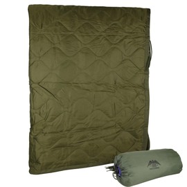 MEDALS OF AMERICA EST. 1976 Military Gear Blanket Poncho Liners Woobie Emergency Blanket - Military Surplus Cold Weather Camping and Hunting Woobie Blanket (OD Green)