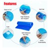 LisylineAuto Motorcycle Seat Gel Pad Car Driver/Passenger Seat Cushion Shock
