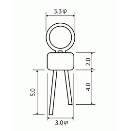 Sanhayato SLC-22-GW Check Terminal for Oscilloprobe White