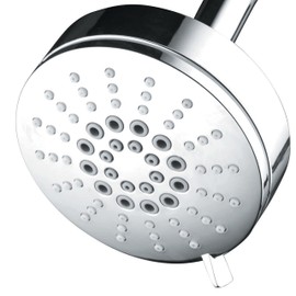 AirJet-300 High Pressure Luxury 6-setting Shower Head with High-Velocity Flow Accelerator(TM) Hydro-Engine for More Power with Less Water! Full Chrome Finish