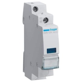 Hager svn124 – Pilot 230 V 0.9 W Blue