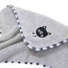 Oekaki Series 207834 Mini Towel, One Point Embroidery Handkerchief Towel,