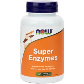 NOW Super Enzymes Tablets (Optimize Nutrient Absorption), 90 Tablets
