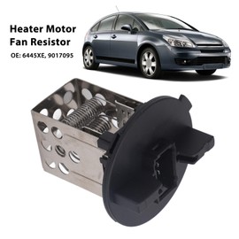 AMAKO A/C Heizungsgebläsemotor Lüfterwiderstand für CitroenC4 (2004-2011), Grand Picasso (2006-2013), Peugeot 307 (2000-2009) OE: 6445XE, 9017095