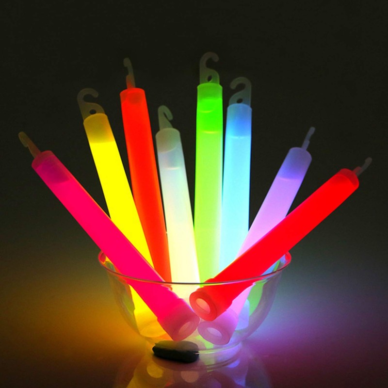Trimming Shop Premium Neon Glow Stick, Individually Packed with Lanyard,