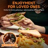 Baker’s Friend Breakfast Sandwich Maker, 4 Slices of Panini Grill