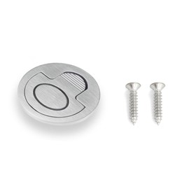 heyous Hidden Recessed Furniture Handle Stainless Steel 51x16mm Round Flush Pull Ring Handles for Door Drawer Cupboard Cabinet Marine Boat Deck Hatch