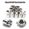 SEIWEI 10 Pcs E-Torx Socket Set with Matched Clip-on Storage