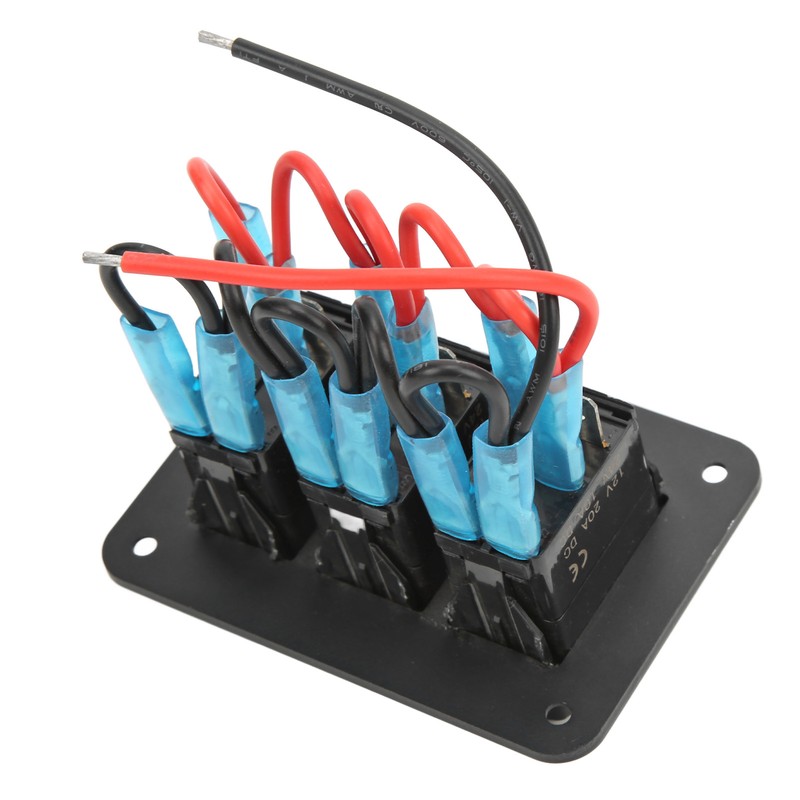 5Pin 3 Gang Rocker Switch Panel Led Light Bar Switch