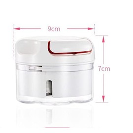 SVP 180ML Vegetable Fruits Garlic Onions Spice Chopper Mix Food Processor, Hand Full Mincer Blinder For Baby Food Maker