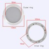 Ceiling Speaker Grille, 4-Inch Ceiling Embedded Audio Speaker Grille(Silver)