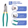 Glarks 3Pcs Bolt Cutter and Cable Cutter Pliers Set, Heavy