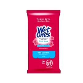 WET ONES Antibacterial Hand Wipes, Fresh Scent 20 ea (Pack of 11)