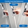 iFealClear Kitchen Faucet Head Replacement, Pull Down Faucet Spray Head