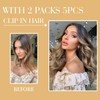 LaaVoo Remy Balayage Extensions, Clip-In Real Hair Extensions, Brown, Blonde,