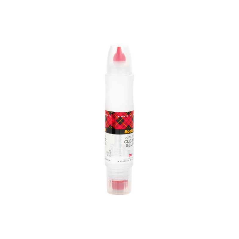 Scotch Clear Glue in 2-Way Applicator, 1.6 oz, Photo Safe
