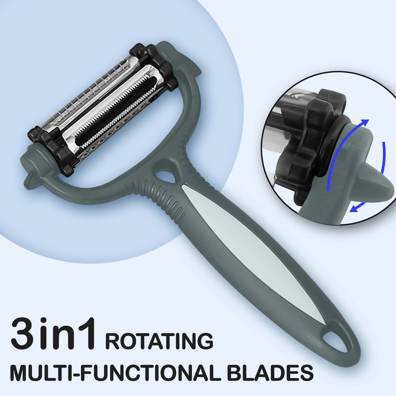 AEX Peeler for Kitchen 3 in 1 Potato Peelers Multifunction