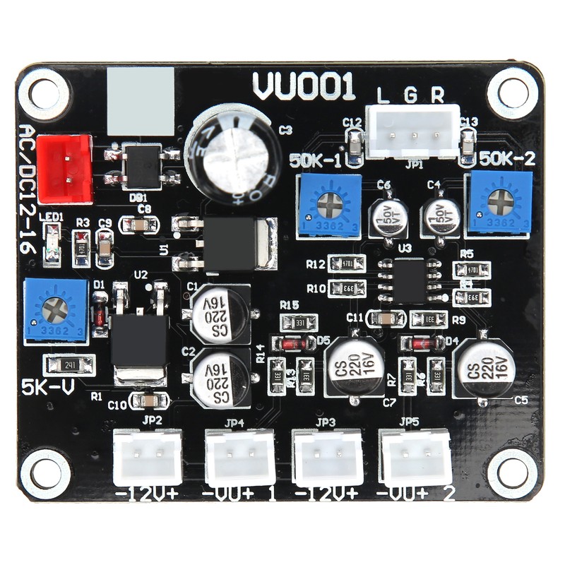 TS-DB45-Q 2Pcs Power Amplifier DB Meter Backlight Audio Level Tester