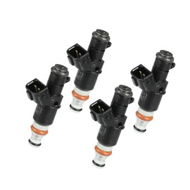 PARSKILO Fuel Injector, Engine Fuel Injection Nozzle No.16450-RAA-A01 for Honda Accord 2003-2007 2.4L 3.0L for Honda CR-V 2.4L 2007-2009 Black, 4 Pcs Benefit