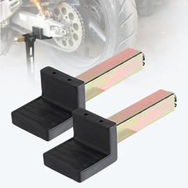 EFUTURETIME 1 Pair Motorcycle Stand Claw Holder for Motorcycle Stand Rear 20 x 20 x 118 mm Claw Mount Motorcycle Stand for Parallel Two Arm Swings, L Adapter