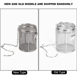 Colador de condimento de especias Colador de bolas de té de acero inoxidable Sopa de condimentos Cesta de separación Filtro de especias(1#)