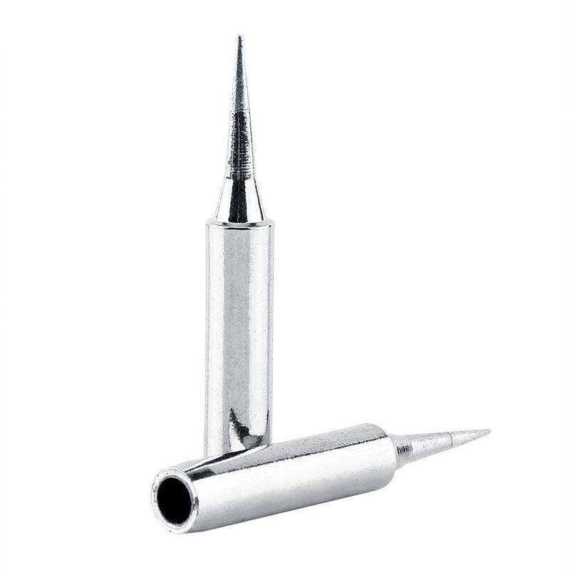 Soldering Tips,10Pcs 900M-T-I Sharp Soldering Replacement Solder Iron Tips Station