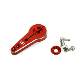 Integy CNC Machined Single Sided Servo Horn 25T for Futaba Servo (r=20, 24mm Holes)