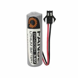 ER14505H Battery AA ER14505 Battery 2700mAh 3.6V Non-Rechargeable Battery with Plug (2 Pcs ER14505H Battery)