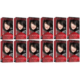 Revlon (Pack of 12) - (1 BOX) Revlon ColorSilk Hair Color # 11 Soft Black