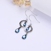 VONALA Celtic Earrings for Women 925 Sterling Silver Celtic Moon