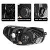 SOCKIR Headlight Assembly Fit for 2007-2011 Hyundai Accent, Rainproof Dustproof