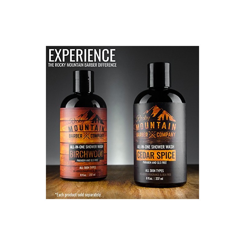 All-in-One Shower Wash for Men " Shampoo, Body Wash, Conditioner,