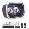 MIRUNNY 4 Inch Motorcycle Headlight,45W Cool White, Hi Lo Beam