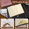 Fetinar 300 Pages Leather Dotted Journal Notebook,Softcover Leather Dotted Journal