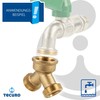 tecuro - 48836 2-Way Splitter Y Splitter Fork Piece for