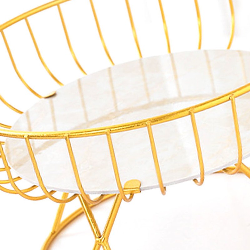 Countertop Fruit Bowl Multi Purpose Large Capacity Metal Wire Basket