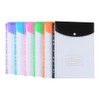 FSSTUD 6 Pcs A4 Clear Punched Pockets Ring Binder File