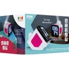 Bigben Retro Cube Alarm Clock with Projector White/Pink