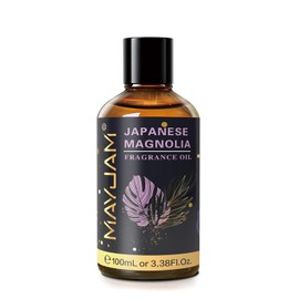 MAYJAM 100ML/3.38FL.OZ Japanese Magnolia Fragrance Oils with Glass Dropper, Essential Oils for Diffusers for Home, Long Lasting Scented Oils for Diffusers Soap Candle Making