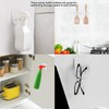 8 PCS Spray Bottle Holder ABS Save Space Strong Adhesive