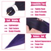 Ombre Purple Braiding Hair Pre stretched 18 Inch 8 Packs