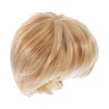 FRCOLOR Mixed Cut Synthetic Hair Wig with Soft Bangs for