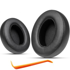 Replacement Ear Pads for Studio 2 & 3 Headphones Ear Cushions Headset Earpads Ear Cups Cover with Soft Protein Leather(Studio 3-Black)